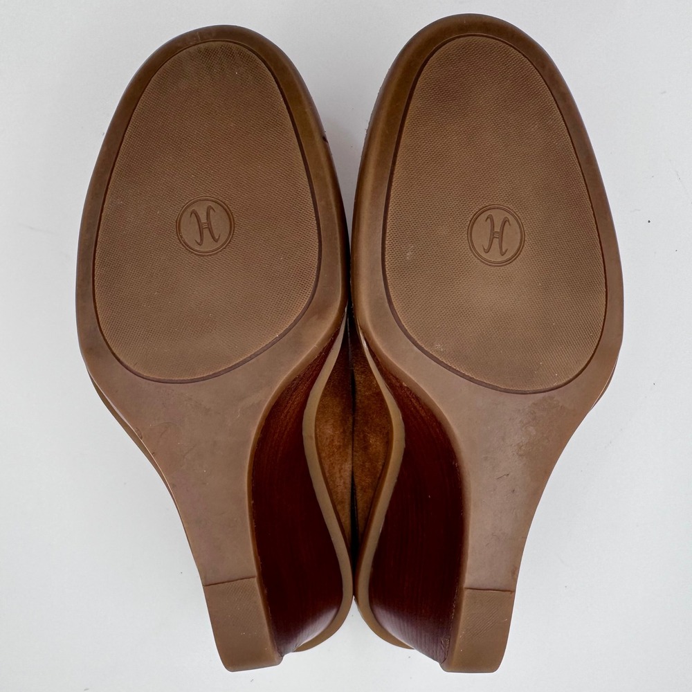 Cole Haan Womens 8B Brown Suede Wedge Mules Slip On Clogs D2017688 - Picture 9 of 9